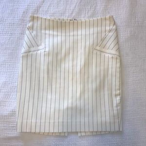 00s pinstripe Bebe mini skirt